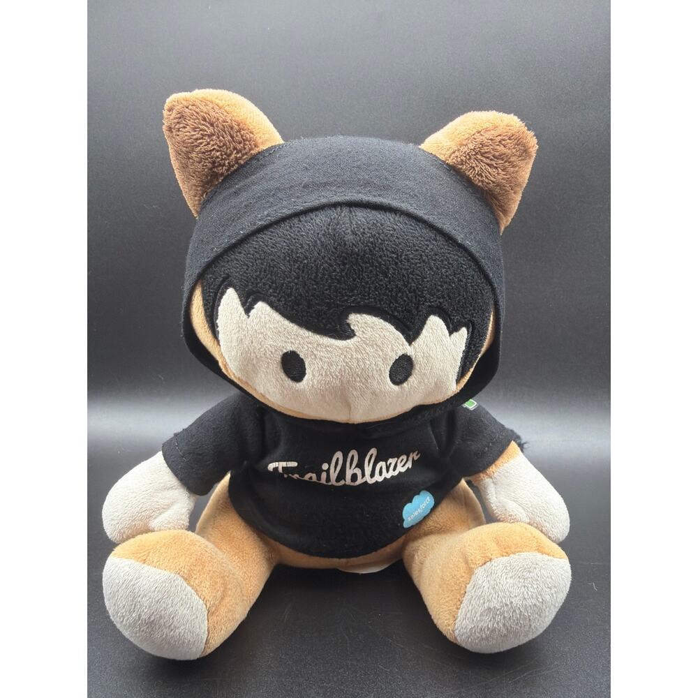 Salesforce Astro Raccoon Plush Trailblazer Mascot Hoodie 7” Tech Promo